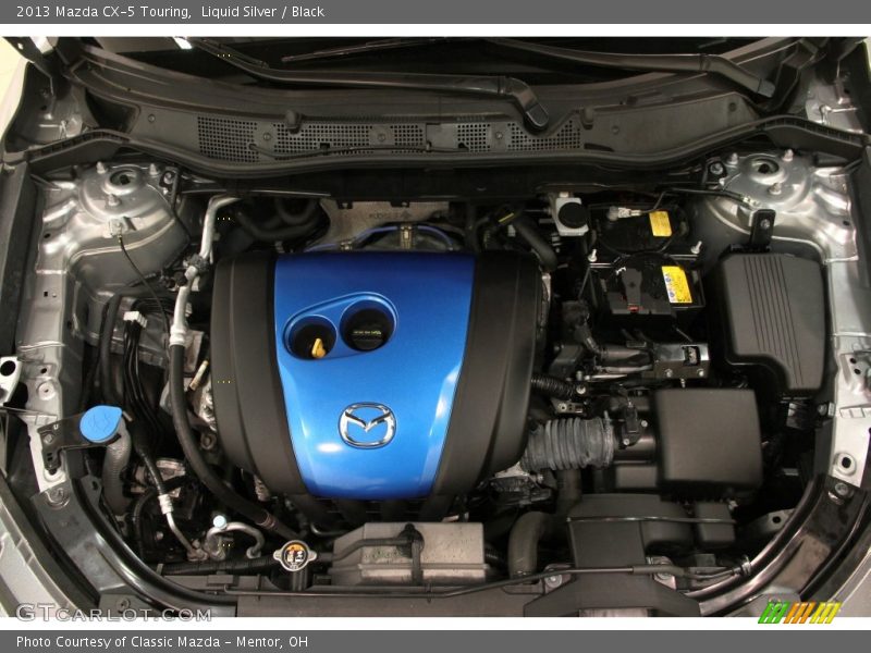 Liquid Silver / Black 2013 Mazda CX-5 Touring