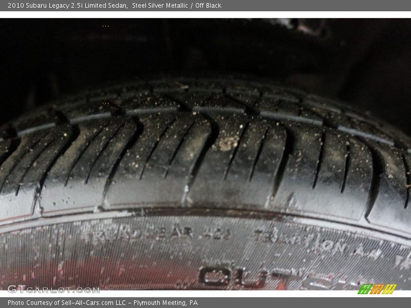 Steel Silver Metallic / Off Black 2010 Subaru Legacy 2.5i Limited Sedan