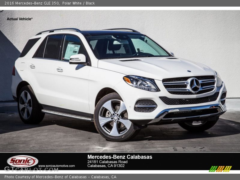 Polar White / Black 2016 Mercedes-Benz GLE 350