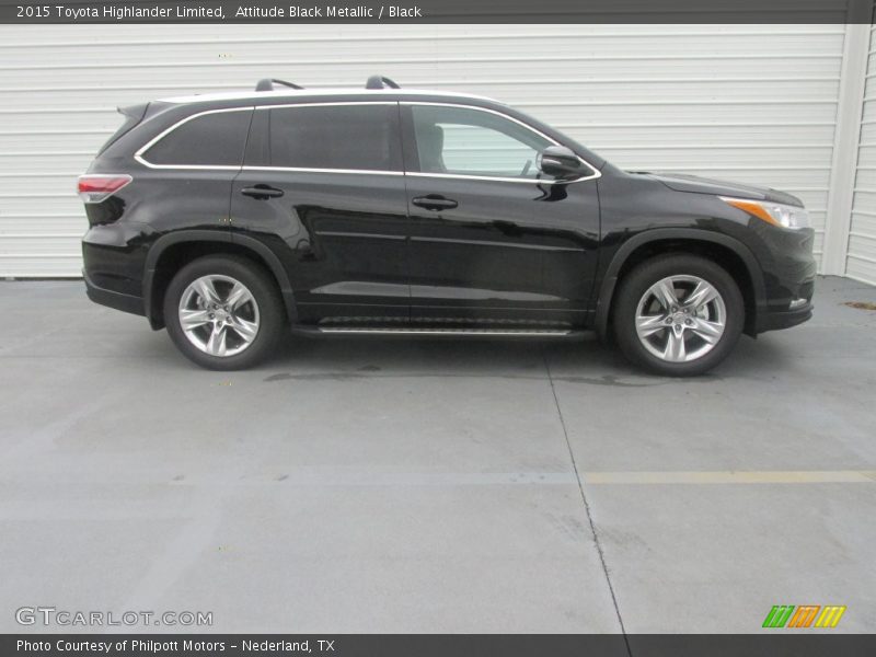 Attitude Black Metallic / Black 2015 Toyota Highlander Limited