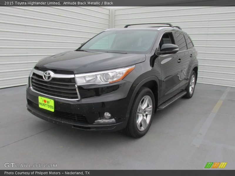 Attitude Black Metallic / Black 2015 Toyota Highlander Limited