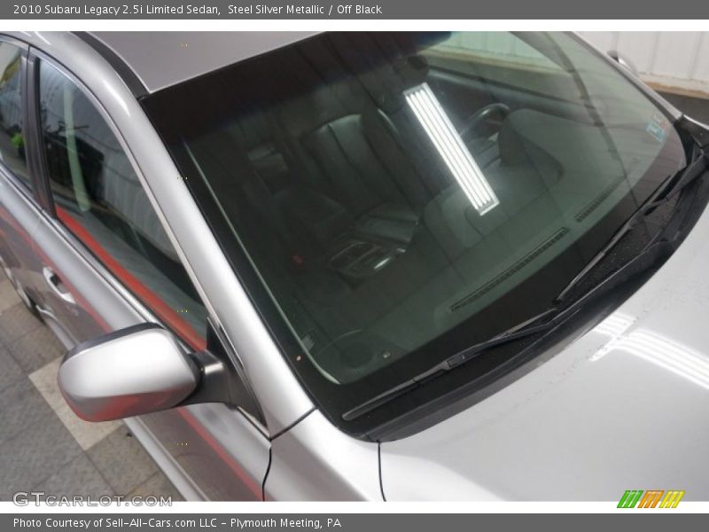 Steel Silver Metallic / Off Black 2010 Subaru Legacy 2.5i Limited Sedan