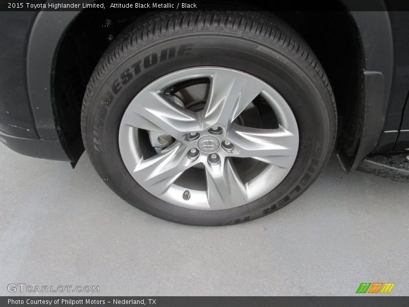 Attitude Black Metallic / Black 2015 Toyota Highlander Limited
