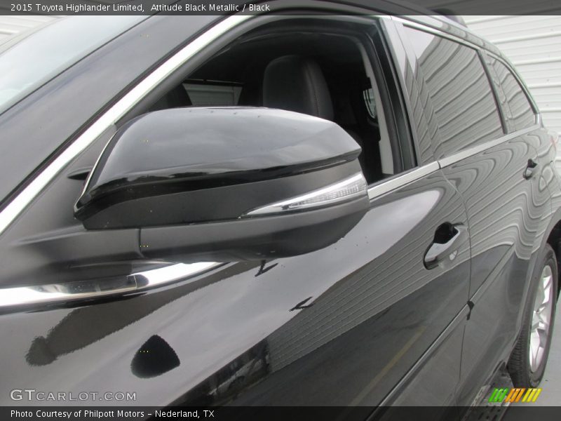 Attitude Black Metallic / Black 2015 Toyota Highlander Limited