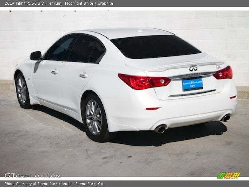 Moonlight White / Graphite 2014 Infiniti Q 50 3.7 Premium