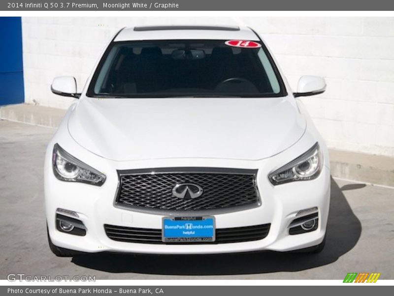 Moonlight White / Graphite 2014 Infiniti Q 50 3.7 Premium