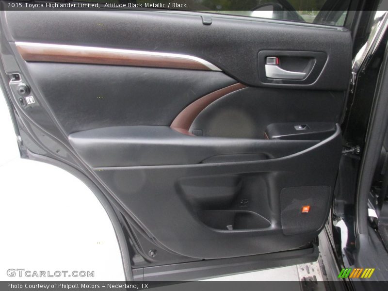 Attitude Black Metallic / Black 2015 Toyota Highlander Limited