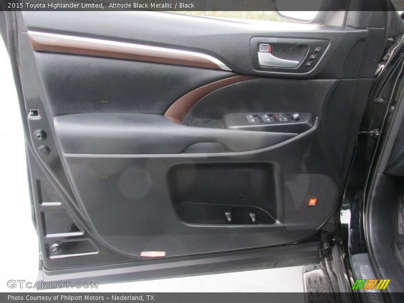 Attitude Black Metallic / Black 2015 Toyota Highlander Limited
