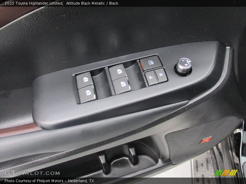 Attitude Black Metallic / Black 2015 Toyota Highlander Limited