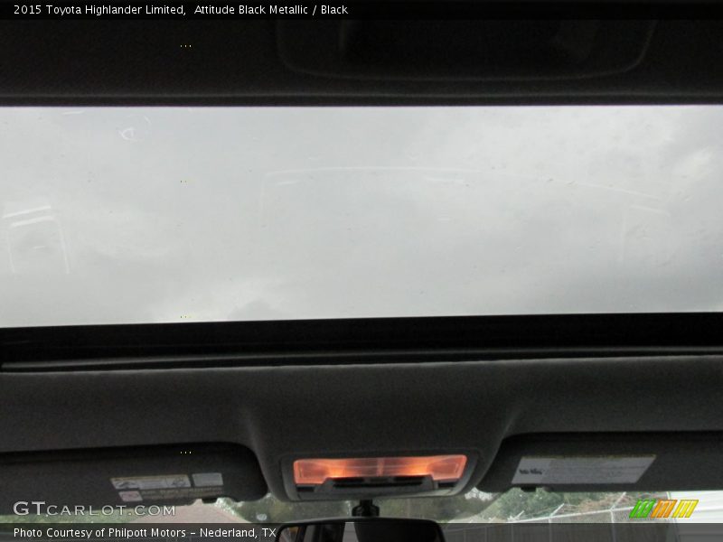 Attitude Black Metallic / Black 2015 Toyota Highlander Limited