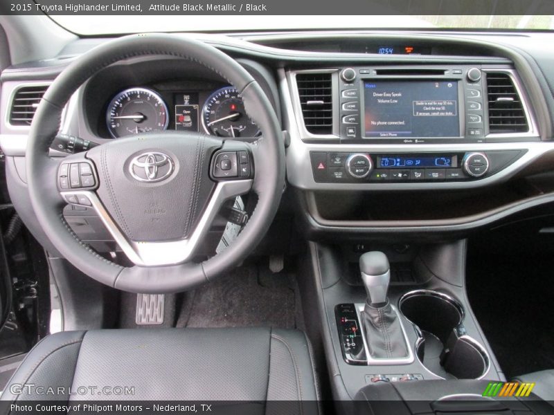 Attitude Black Metallic / Black 2015 Toyota Highlander Limited