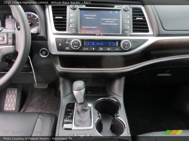 Attitude Black Metallic / Black 2015 Toyota Highlander Limited