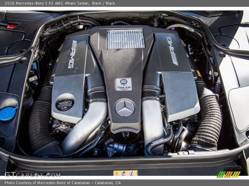  2016 S 63 AMG 4Matic Sedan Engine - 5.5 Liter AMG biturbo DOHC 32-Valve VVT V8