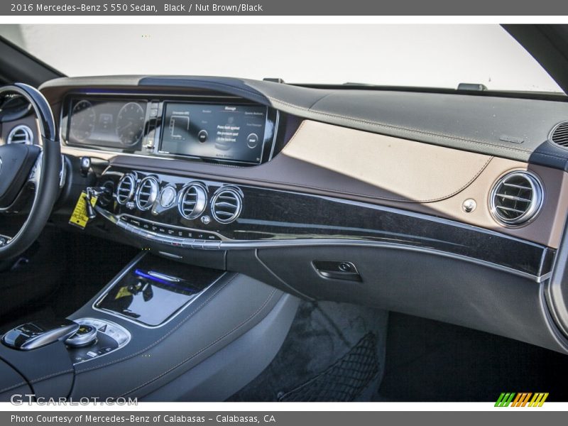 Black / Nut Brown/Black 2016 Mercedes-Benz S 550 Sedan