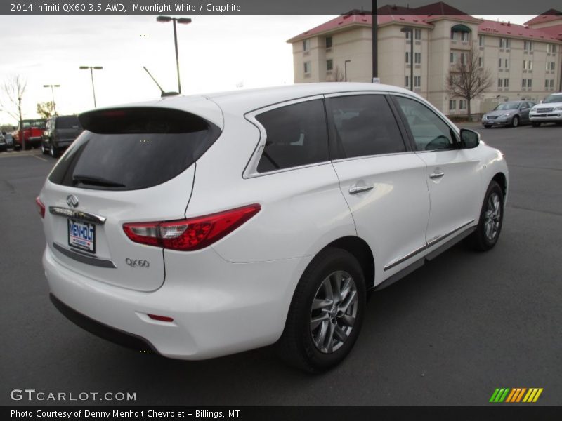 Moonlight White / Graphite 2014 Infiniti QX60 3.5 AWD