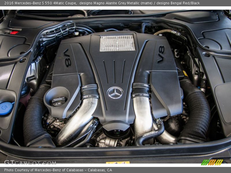  2016 S 550 4Matic Coupe Engine - 4.7 Liter biturbo DI DOHC 32-Valve VVT V8