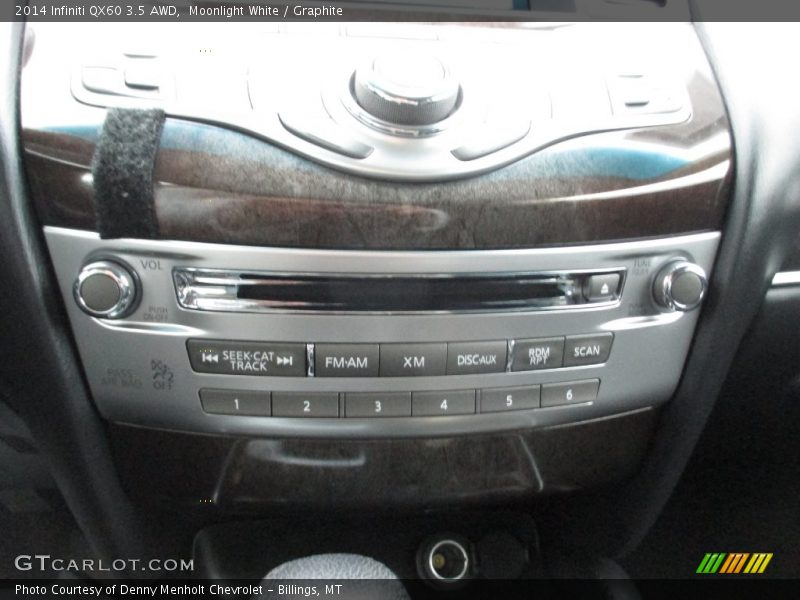 Moonlight White / Graphite 2014 Infiniti QX60 3.5 AWD