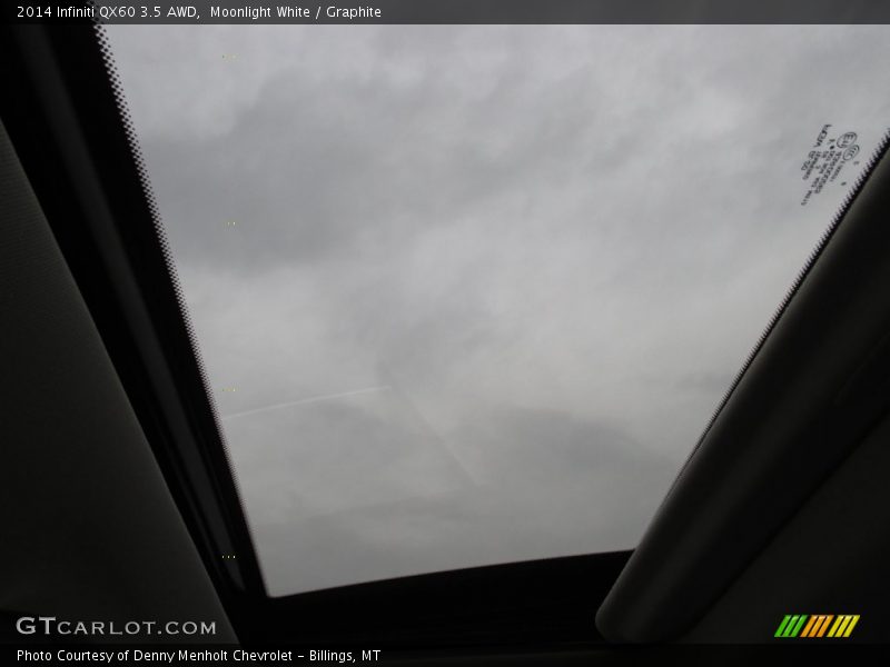 Moonlight White / Graphite 2014 Infiniti QX60 3.5 AWD