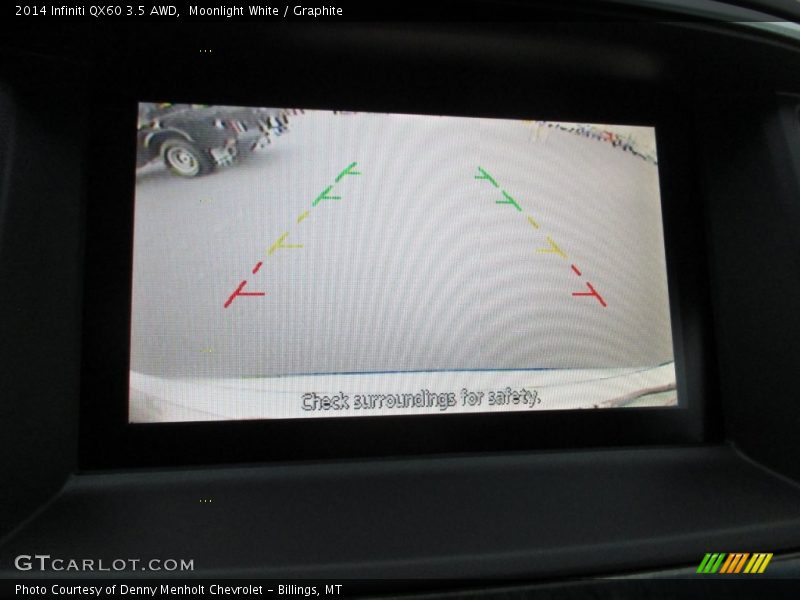 Moonlight White / Graphite 2014 Infiniti QX60 3.5 AWD