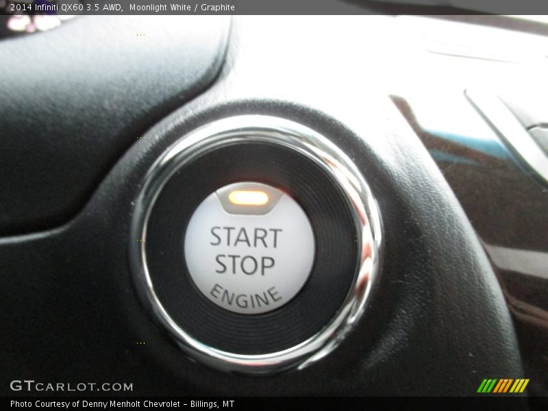 Moonlight White / Graphite 2014 Infiniti QX60 3.5 AWD