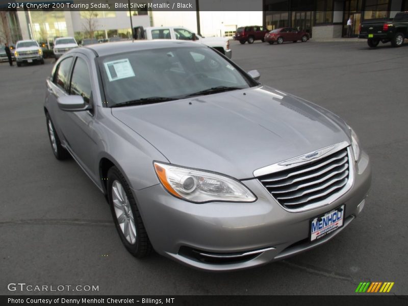 Billet Silver Metallic / Black 2014 Chrysler 200 Touring Sedan