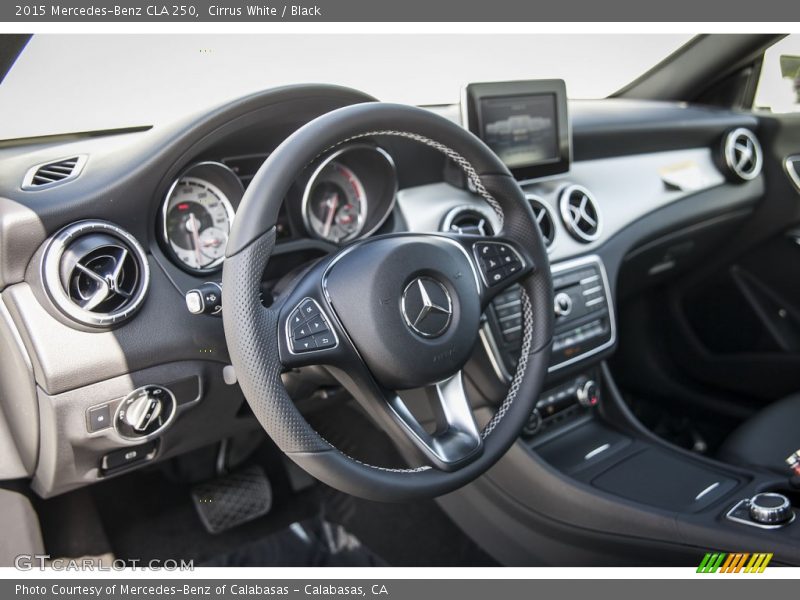 Cirrus White / Black 2015 Mercedes-Benz CLA 250
