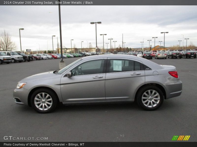 Billet Silver Metallic / Black 2014 Chrysler 200 Touring Sedan