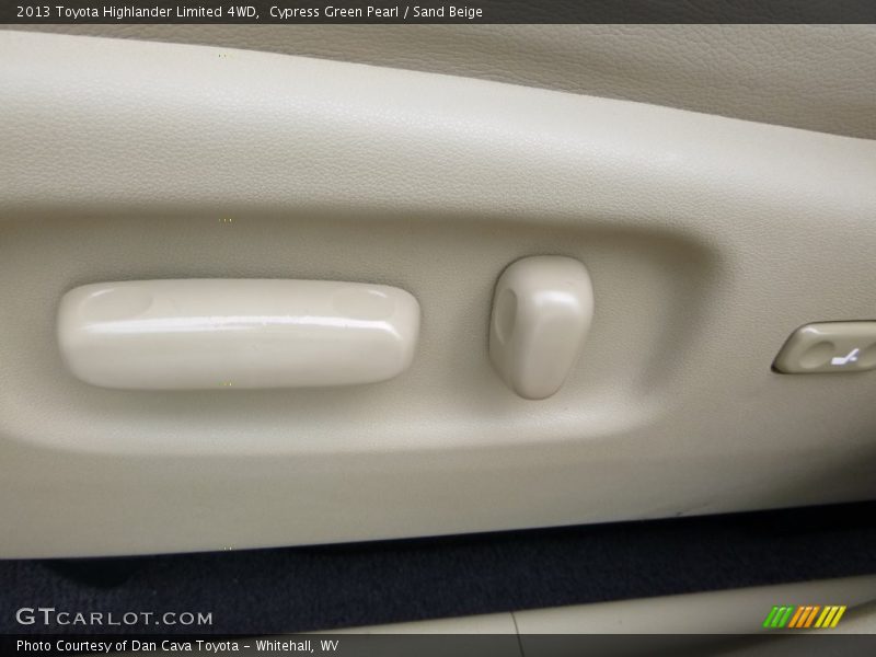 Cypress Green Pearl / Sand Beige 2013 Toyota Highlander Limited 4WD