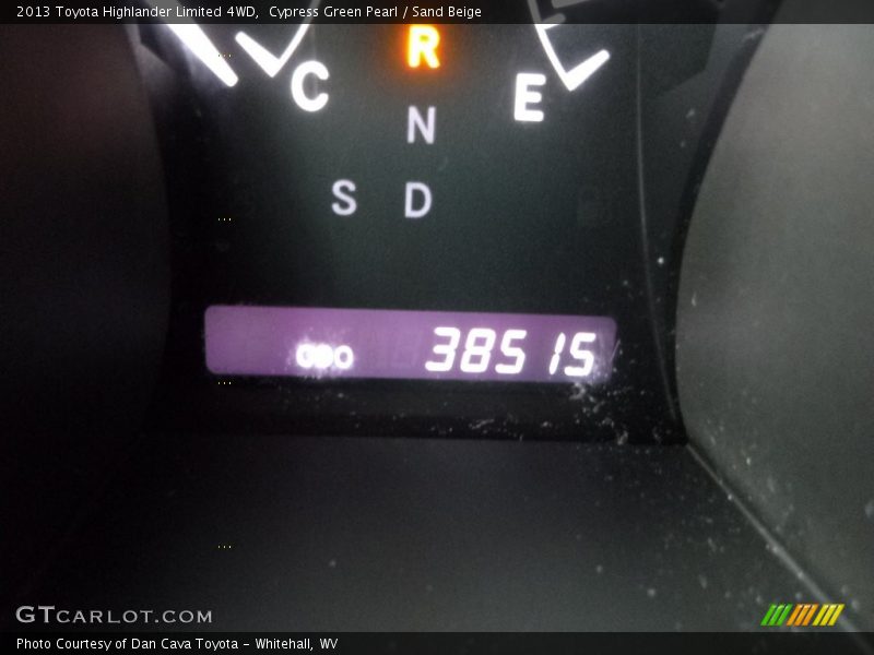 Cypress Green Pearl / Sand Beige 2013 Toyota Highlander Limited 4WD