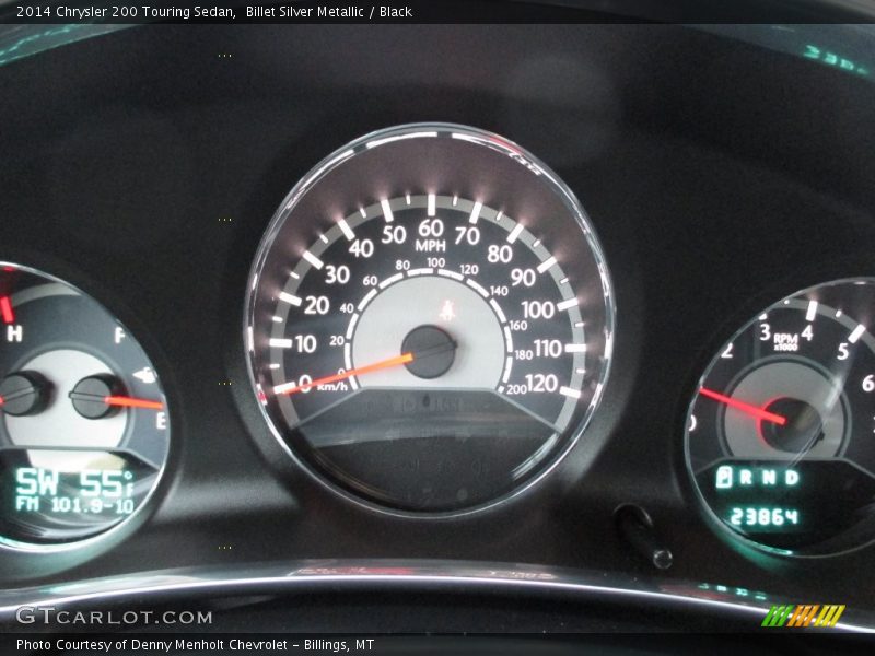 Billet Silver Metallic / Black 2014 Chrysler 200 Touring Sedan