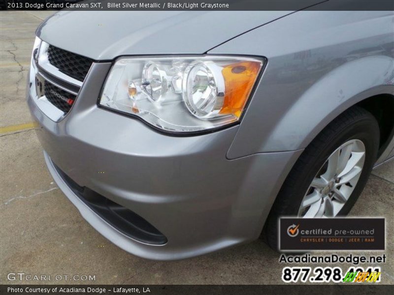 Billet Silver Metallic / Black/Light Graystone 2013 Dodge Grand Caravan SXT