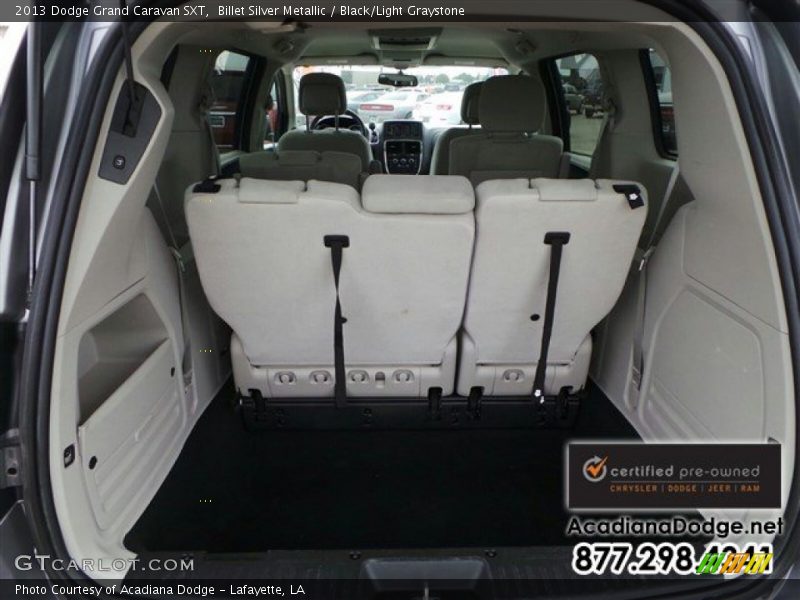 Billet Silver Metallic / Black/Light Graystone 2013 Dodge Grand Caravan SXT