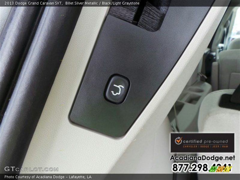 Billet Silver Metallic / Black/Light Graystone 2013 Dodge Grand Caravan SXT