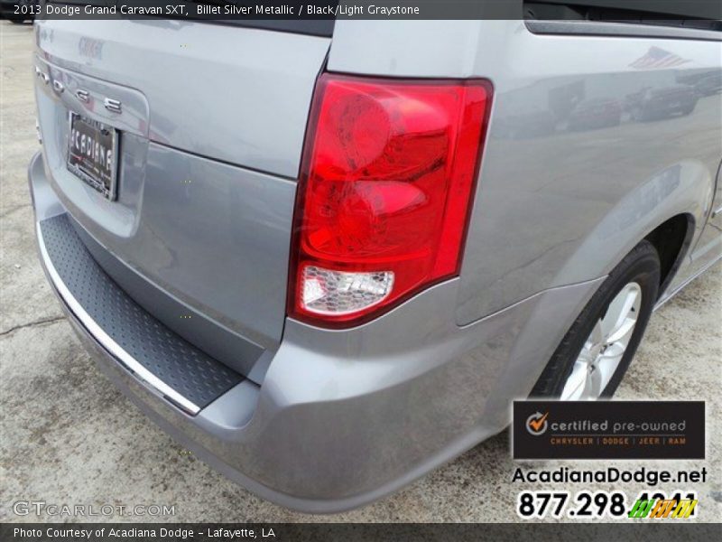 Billet Silver Metallic / Black/Light Graystone 2013 Dodge Grand Caravan SXT