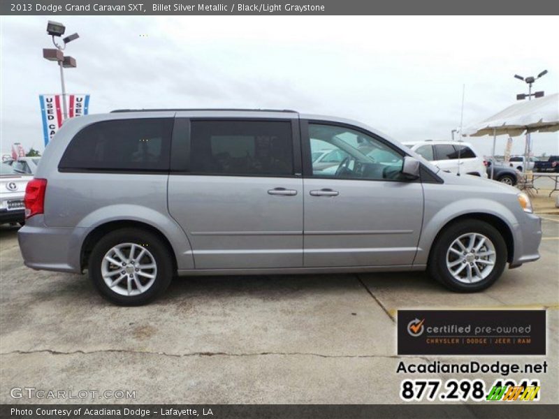 Billet Silver Metallic / Black/Light Graystone 2013 Dodge Grand Caravan SXT