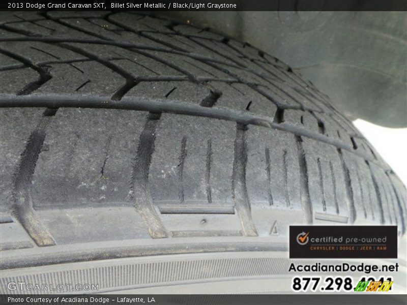 Billet Silver Metallic / Black/Light Graystone 2013 Dodge Grand Caravan SXT