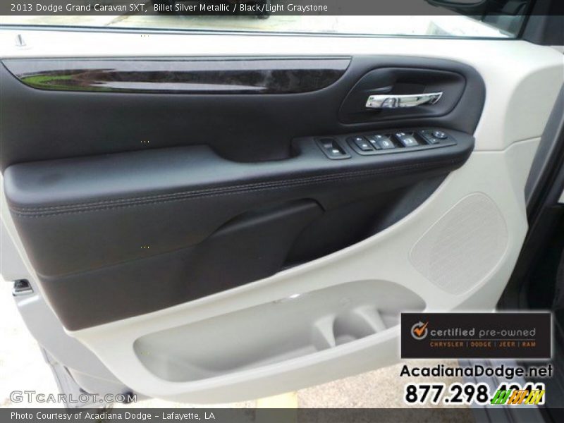 Billet Silver Metallic / Black/Light Graystone 2013 Dodge Grand Caravan SXT