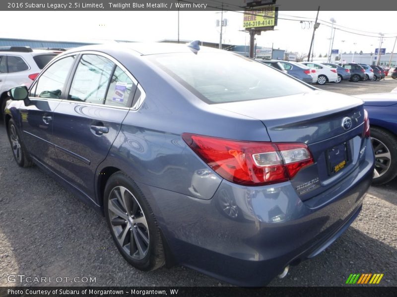 Twilight Blue Metallic / Warm Ivory 2016 Subaru Legacy 2.5i Limited