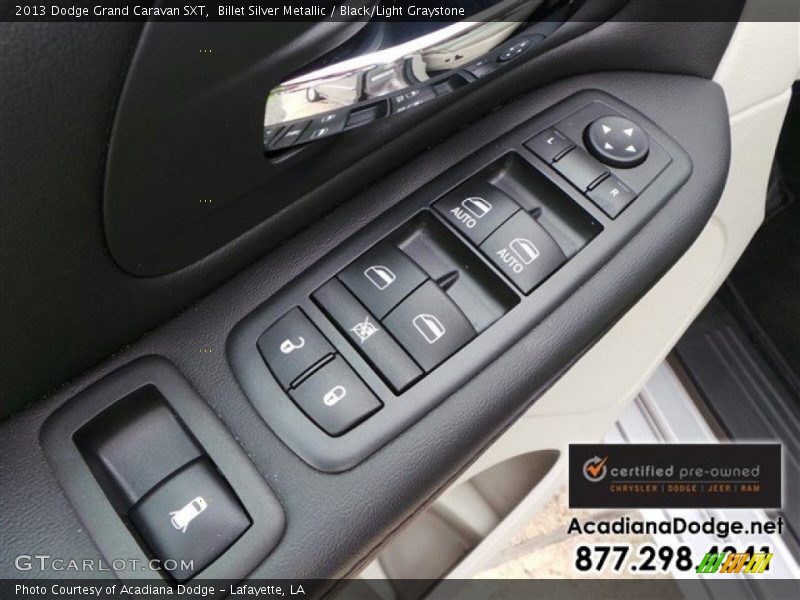Billet Silver Metallic / Black/Light Graystone 2013 Dodge Grand Caravan SXT