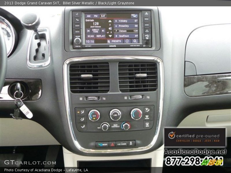 Billet Silver Metallic / Black/Light Graystone 2013 Dodge Grand Caravan SXT