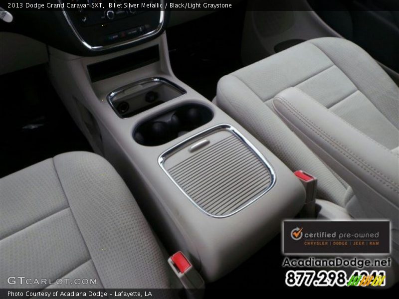 Billet Silver Metallic / Black/Light Graystone 2013 Dodge Grand Caravan SXT