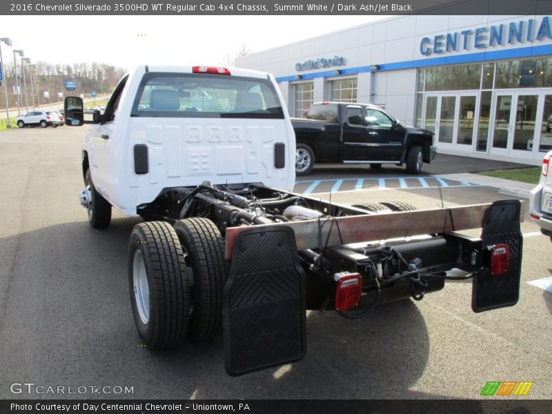 Summit White / Dark Ash/Jet Black 2016 Chevrolet Silverado 3500HD WT Regular Cab 4x4 Chassis