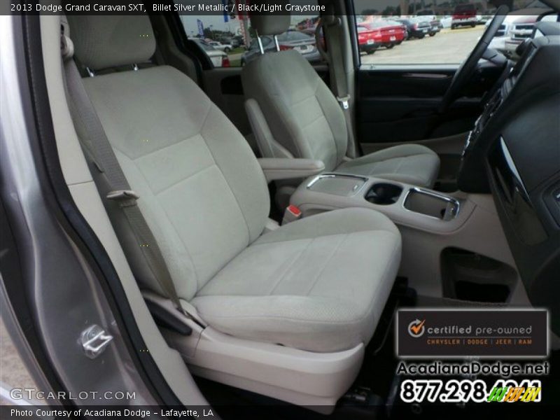 Billet Silver Metallic / Black/Light Graystone 2013 Dodge Grand Caravan SXT