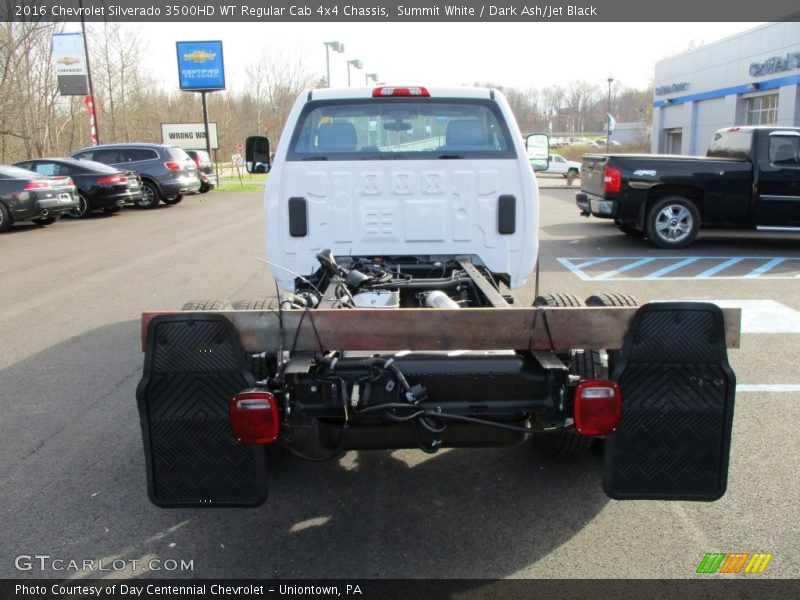 Summit White / Dark Ash/Jet Black 2016 Chevrolet Silverado 3500HD WT Regular Cab 4x4 Chassis