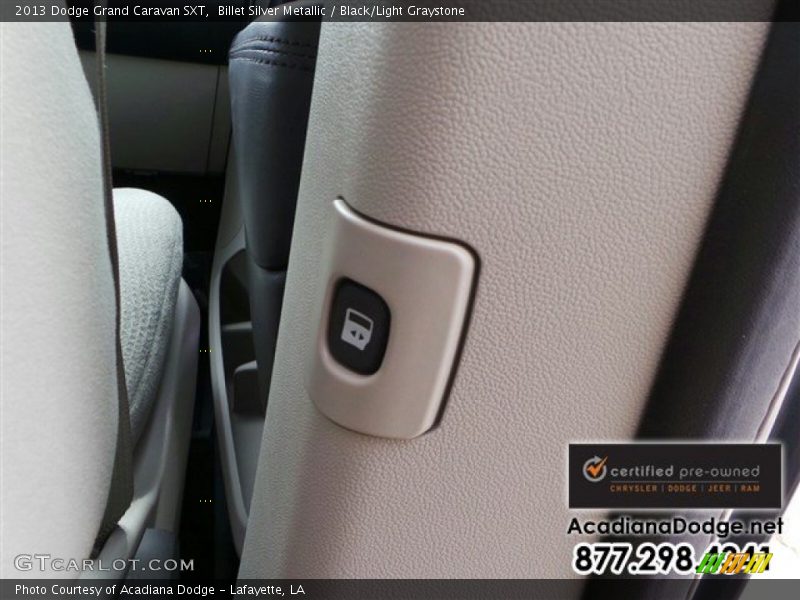 Billet Silver Metallic / Black/Light Graystone 2013 Dodge Grand Caravan SXT
