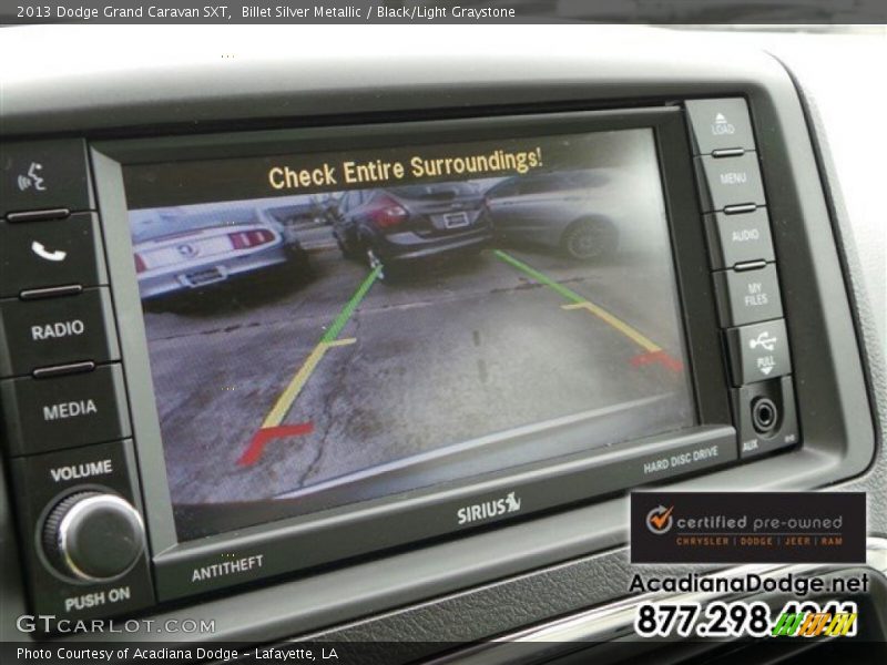 Billet Silver Metallic / Black/Light Graystone 2013 Dodge Grand Caravan SXT