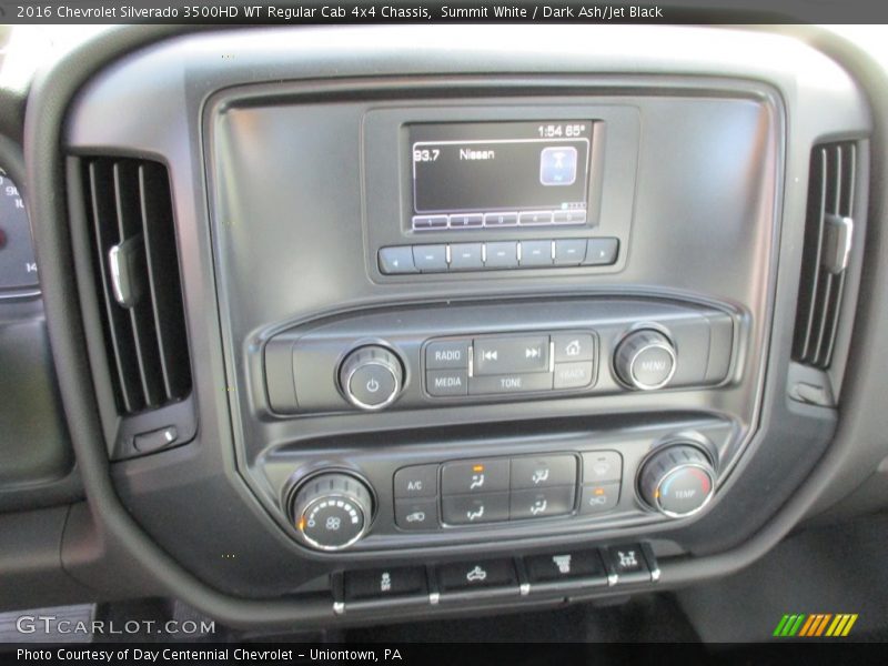 Summit White / Dark Ash/Jet Black 2016 Chevrolet Silverado 3500HD WT Regular Cab 4x4 Chassis