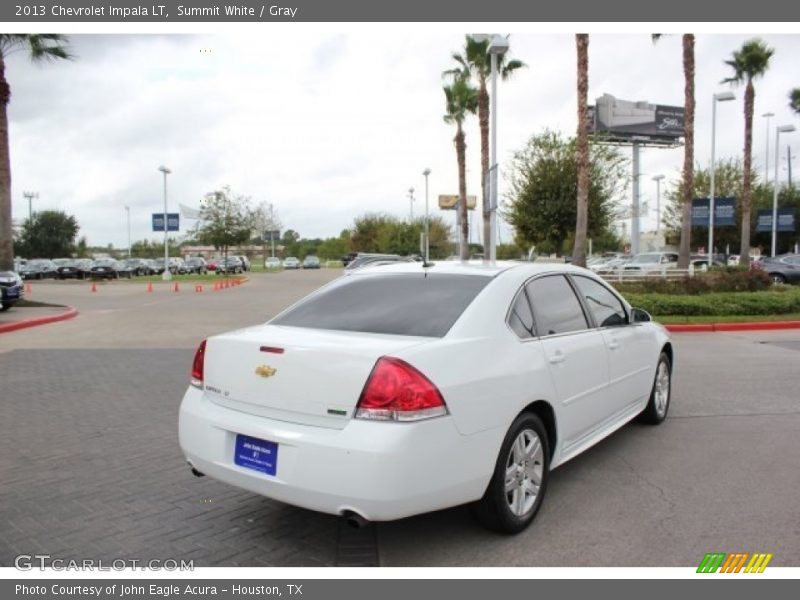 Summit White / Gray 2013 Chevrolet Impala LT