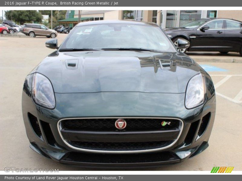 British Racing Green Metallic / Jet 2016 Jaguar F-TYPE R Coupe