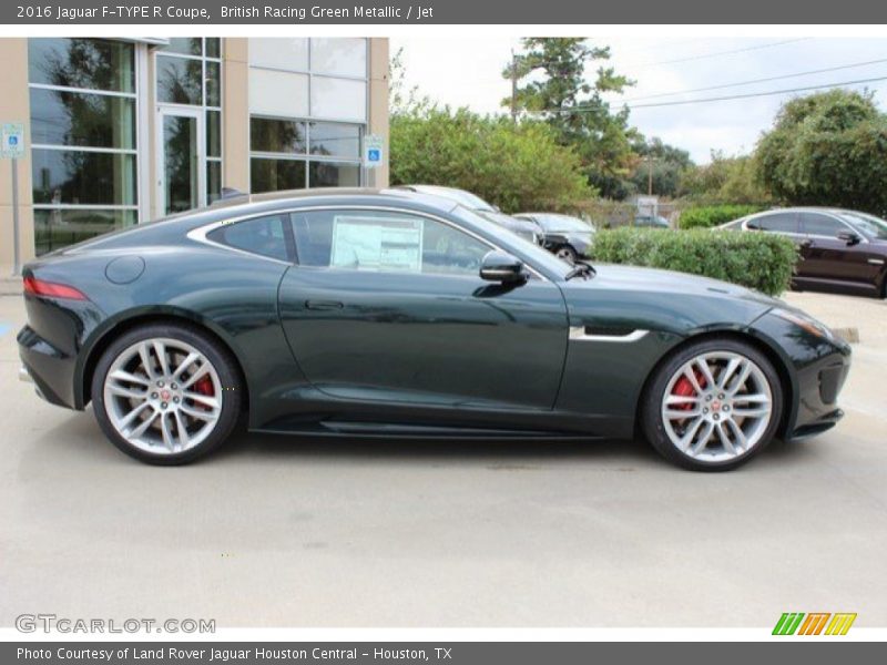 British Racing Green Metallic / Jet 2016 Jaguar F-TYPE R Coupe
